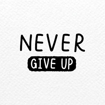 Never give up | Free stock vector - 1016652