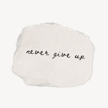 Never give up ripped paper | Free PSD - rawpixel