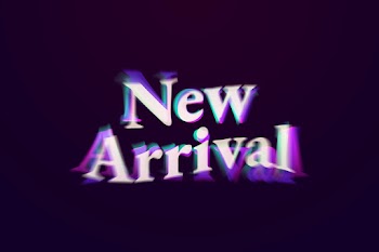 New arrival shopping word in anaglyph text… | Free stock illustration | High Resolution graphic