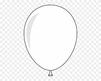 New Blue Balloon Clip Art At Clker Com Vector Clip - White Balloon Clipart Transparent Background