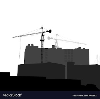 New building vector image