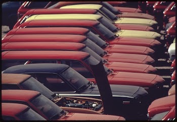 New cars lined up at dockside | Free Photo - rawpixel