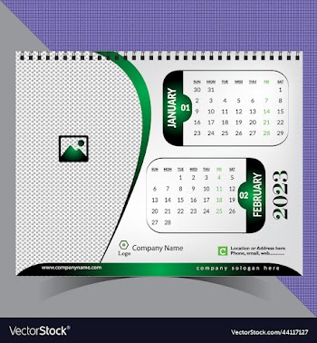 new desk calendar 2023