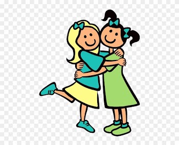 New Friends By Umna Shaikh, Uae, Is One Of The Outstanding - Cartoon People Hugging