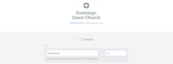 New Giving Platform For A New Year — Sovereign Grace Church