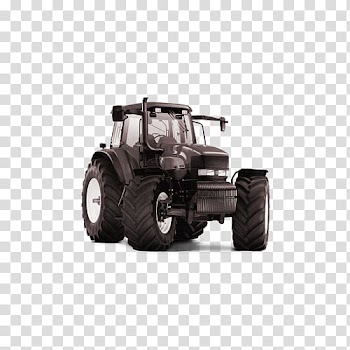 New Holland Agriculture Tractor Ford Diesel exhaust fluid Fiat Trattori, Black and white tractor transparent background PNG clipart