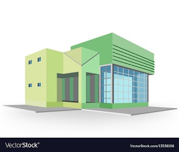 New house colors style vector image