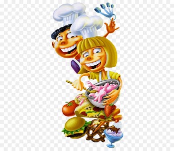 New Junior Cookbook Kitchen Book, the Child - referee watercolor 