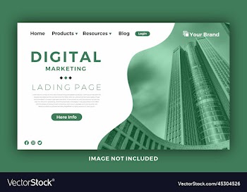 new lading page template bacground