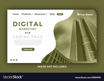 new lading page template background