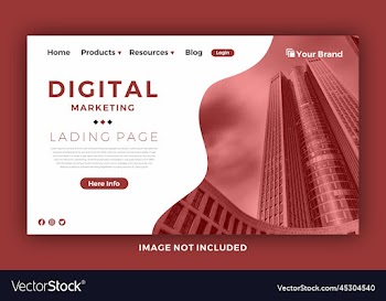 new lading page template background