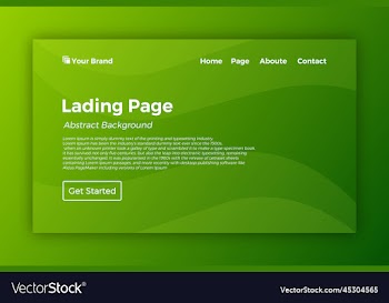 new lading page template background