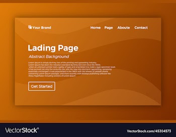 new lading page template background