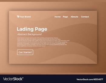 new lading page template background