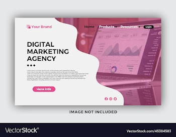 new lading page template background
