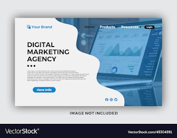 new lading page template background