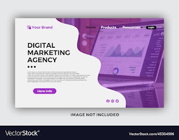 new lading page template background