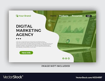 new lading page template background