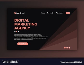 new lading page template background
