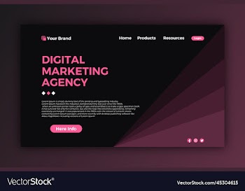 new lading page template background
