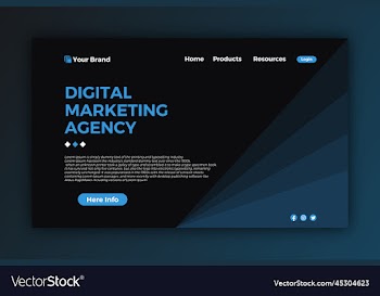 new lading page template background