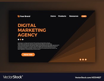 new lading page template background
