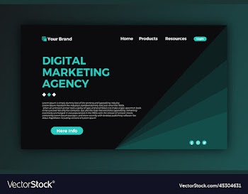 new lading page template background