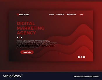 new lading page template background