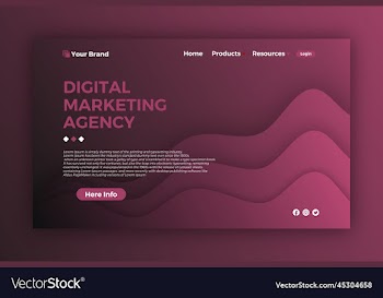 new lading page template background