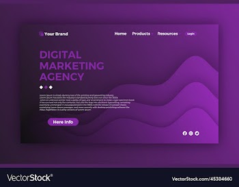new lading page template background