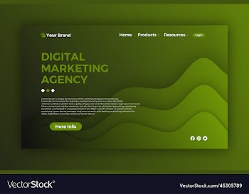 new lading page template background