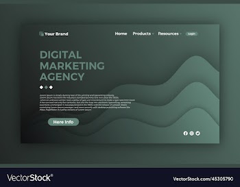 new lading page template background