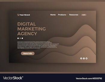 new lading page template background