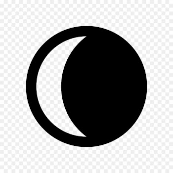 New moon Lunar phase Crescent Symbol - moon phase 