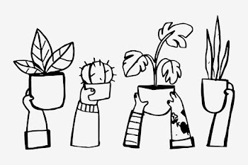 New normal hobby doodle, with plant parent | Free stock illustration | High Resolution graphic