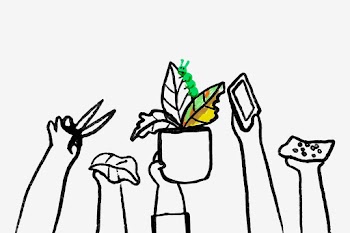 New normal hobby doodle, with plant parent | Free stock illustration | High Resolution graphic