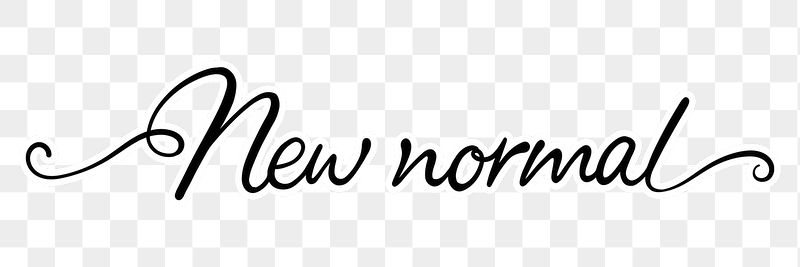 New normal png, minimal black | Free PNG - rawpixel