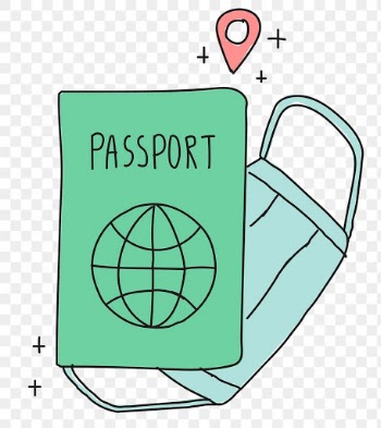 New normal travel essentials png doodle illustration