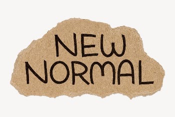 New normal word sticker, ripped | Free PSD - rawpixel
