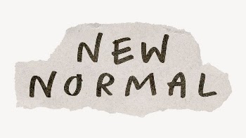 New normal word sticker, ripped | Free PSD - rawpixel