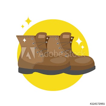 New pair of brown shoes