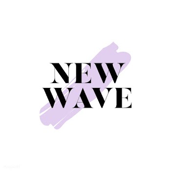 New wave typography logo vector | Free stock vector - 466370