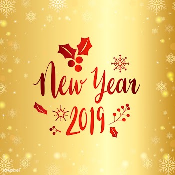 New Year 2019 design vector | Free stock vector - 511196