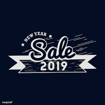 New year 2019 sale emblem vector | Free stock vector - 532684