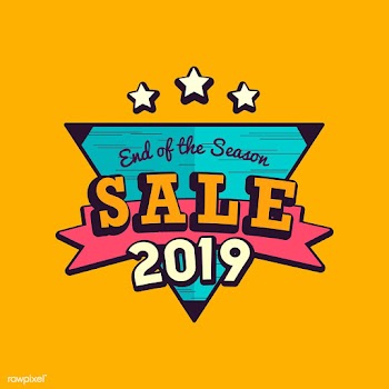 New year 2019 sale emblem vector | Free stock vector - 532691