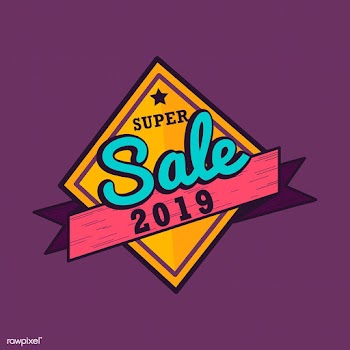New year 2019 sale emblem vector | Free stock vector - 532695