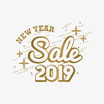 New year 2019 sale emblem vector | Free stock vector - 532697