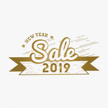 New year 2019 sale emblem vector | Free stock vector - 532704
