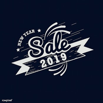 New year 2019 sale emblem vector | Free stock vector - 532715