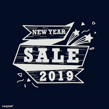 New year 2019 sale emblem vector | Free stock vector - 532738